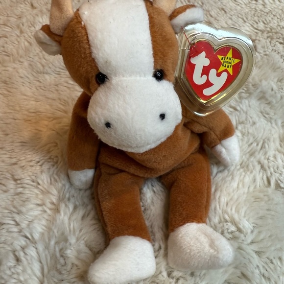 Ty Beanie cow rare collectible - Picture 2 of 14